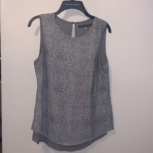 Rose and Olive Grey Blouse